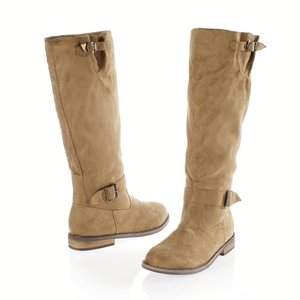 botte esprit motard femme