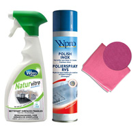 Kit de nettoyage plaque vitrocéramique et induction wpro ...