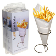 Lot De 4 Supports &agrave; Cornet De Frites Home Equipement 2xa97019 