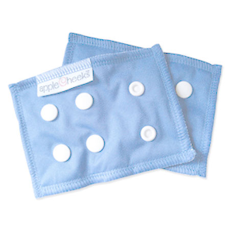 2 languettes d'extension pour couche lavable - Myosotis