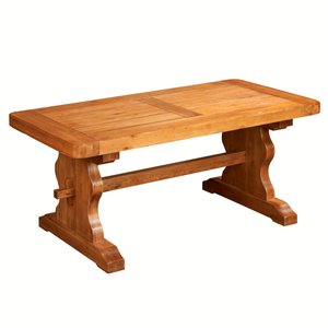 Table d'abbaye La Bresse 100% ch�ne long. 180 cm
