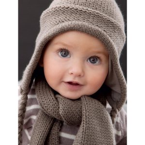 Ensemble bonnet écharpe moufles