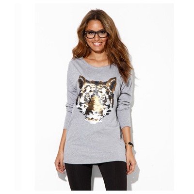 basket femme imprimé animal