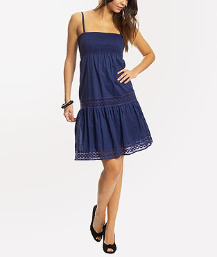 robe smock�e poitrine