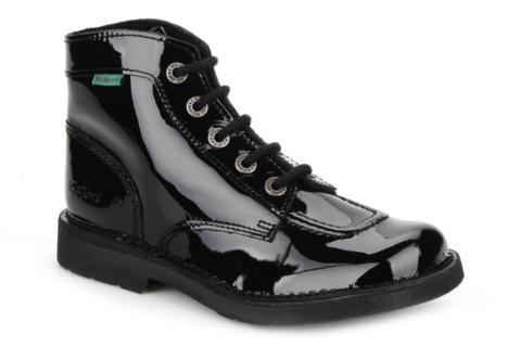 kickers vernis noir
