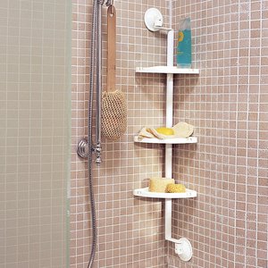 etagere d'angle pour baignoire ou douche