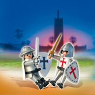 Playmobil Duo Crois&eacute; Et Templier Playmobil 5825 