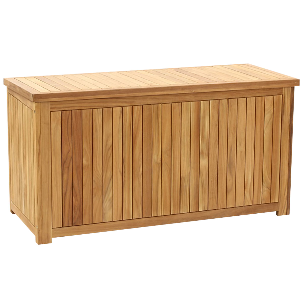 Coffre d'extérieur en teck l. 120 x l. 50 x h 60 cm jardin Acheter ce