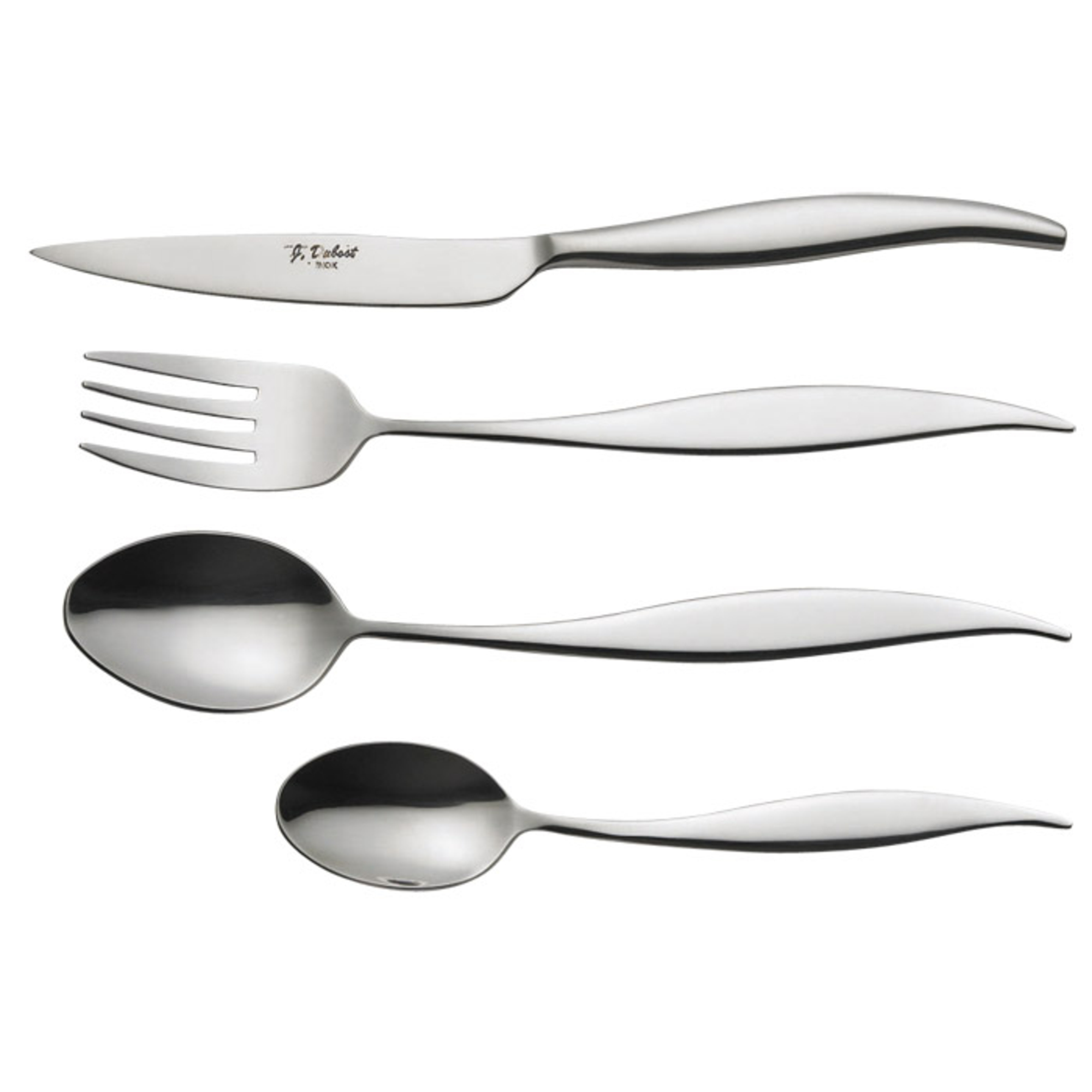 imaison Jean Dubost Créations 72000.24 Twiggy Ménagère 24 Pièces Inox