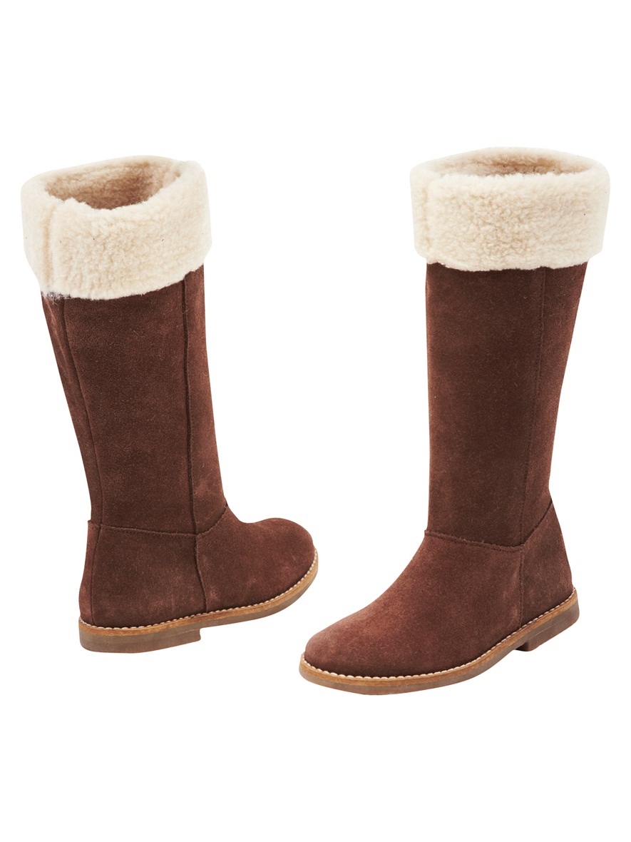 bottes fille fourrées