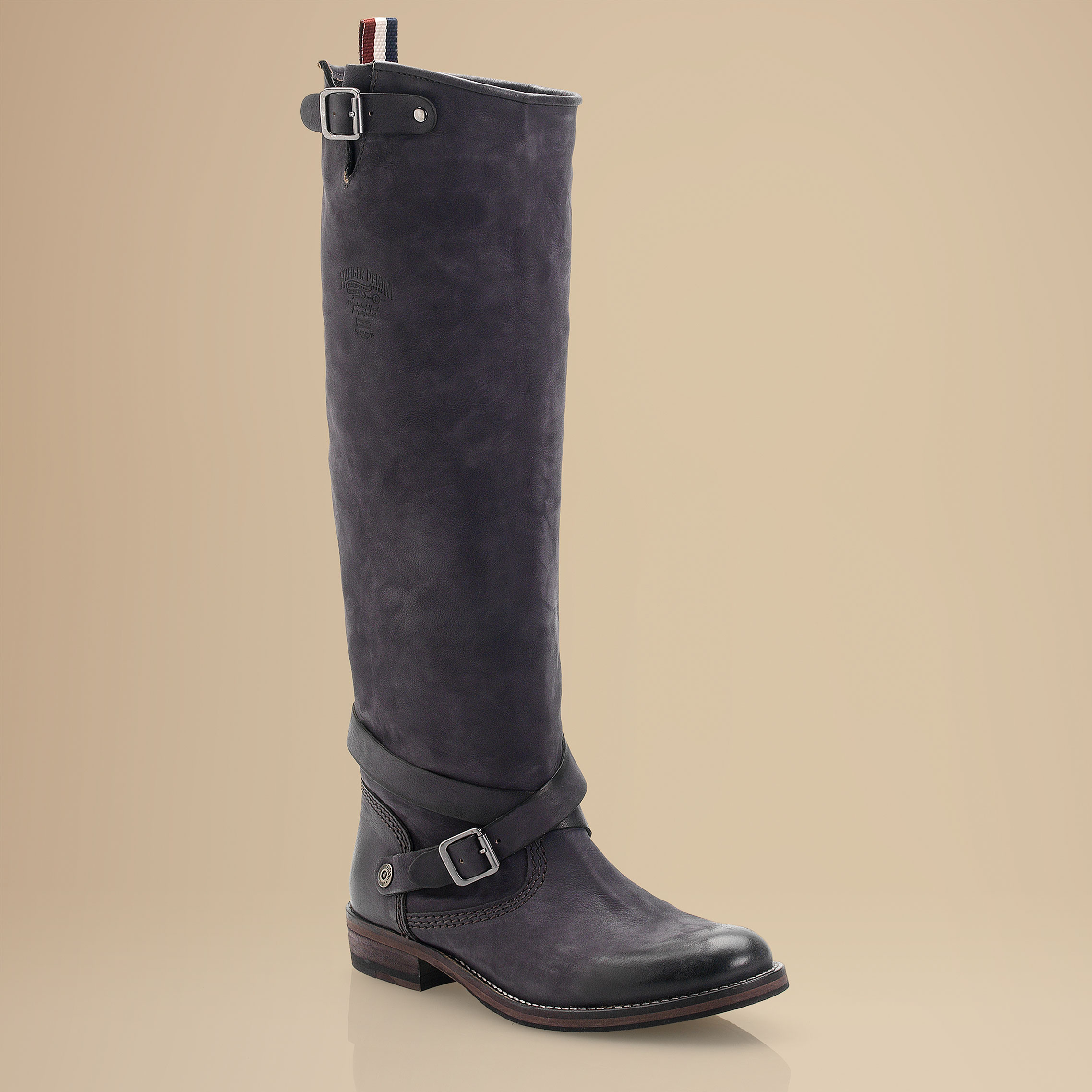 bottes femme marron cuir