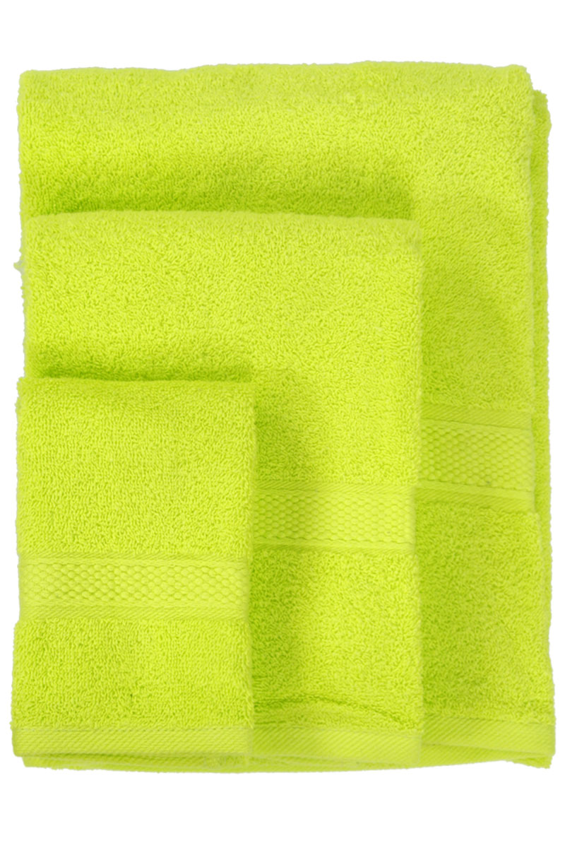 3 serviettes de toilette 3 tailles diff�rentes