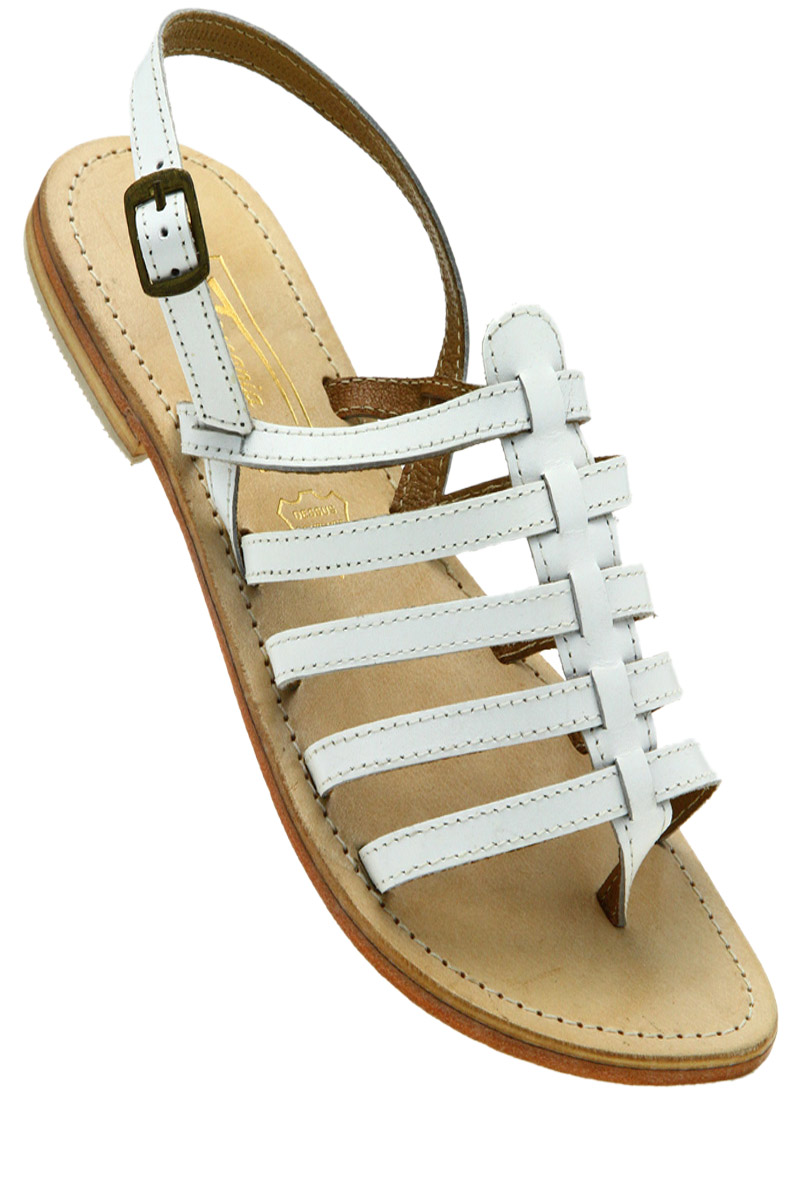 spartiates femme cuir