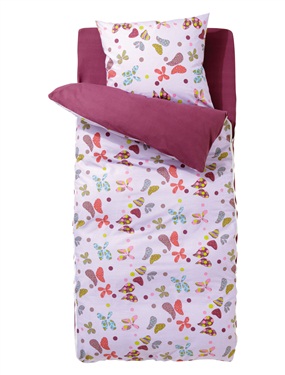 Set Letto Caradou Miss Panda | 4 Pezzi | 90x190 Cm | Cotone E Poliestere | Arancione - Foto 2