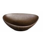 Assiette creuse - Lot de 6 - d.27 cm - Cuba - Marron - Couleur:Marron