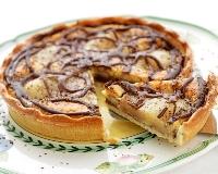 Tarte aux poires chocolat frangipane