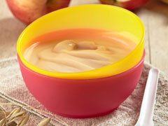Compote pomme, banane et noix de coco